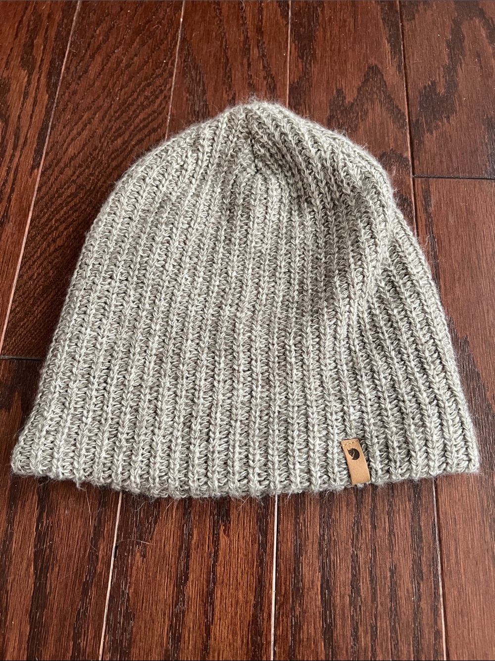 Fjallraven Ovik Melange Beanie in Light Gray